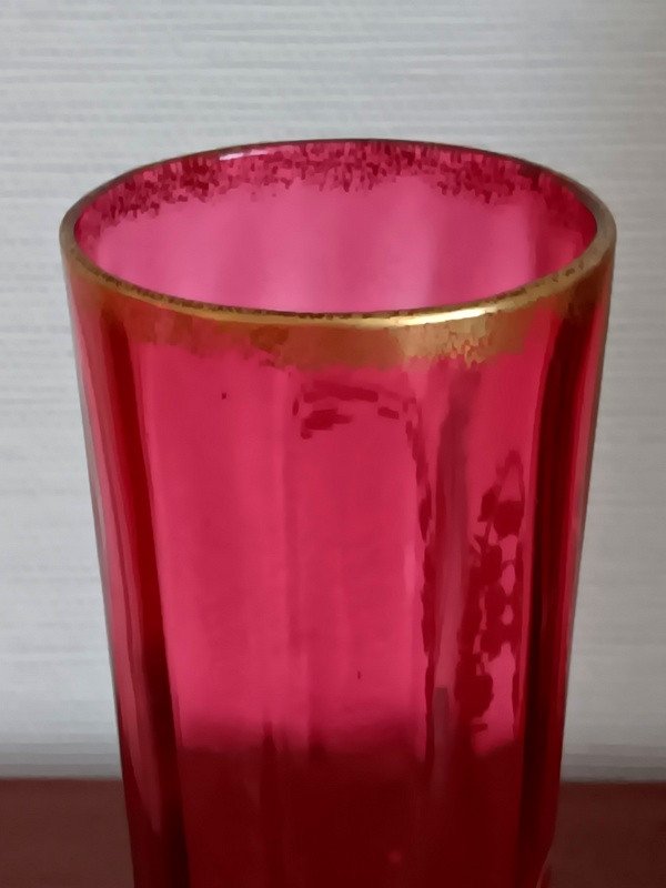 Superb Legras Montjoye Art Nouveau Lily Of The Valley Vase-photo-3