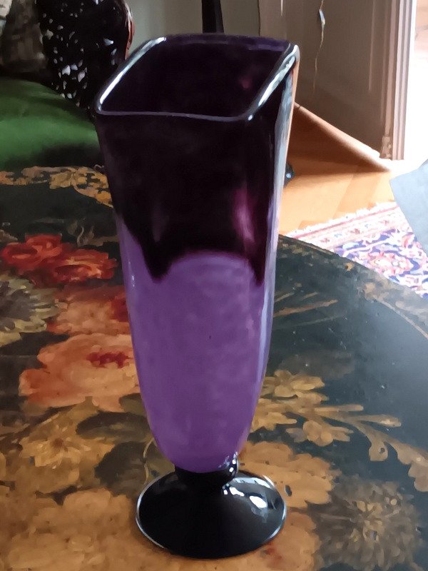 Charles Schneider Jade Vase Art Deco Period 1922 - 1924-photo-1
