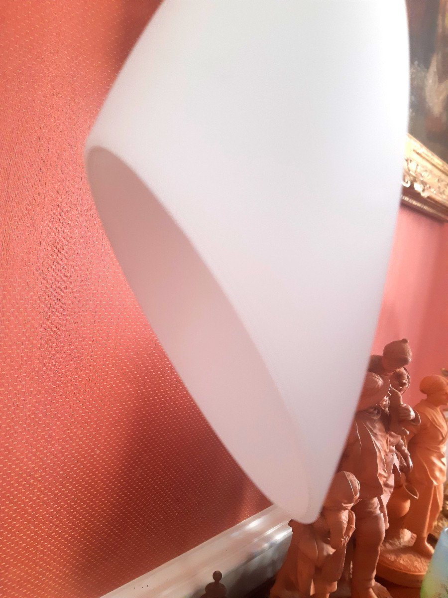 Beautiful Set Of Italian Ceiling Lights Veart Artémide Model "arpasia" Murano Glass-photo-3