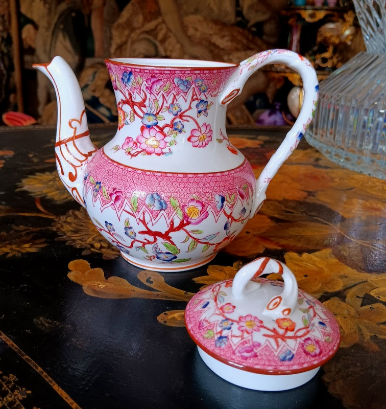 Sarreguemines Minton Rose Decor Coffee Maker-photo-3