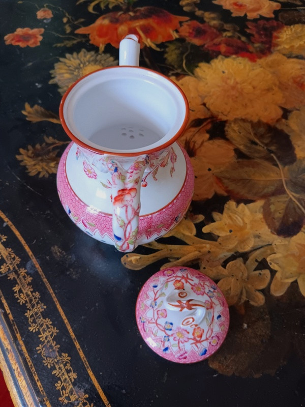 Sarreguemines Minton Rose Decor Coffee Maker-photo-2