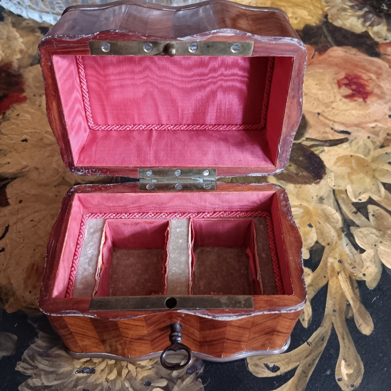 Rosewood Inlaid Box Marquetry Box -photo-3