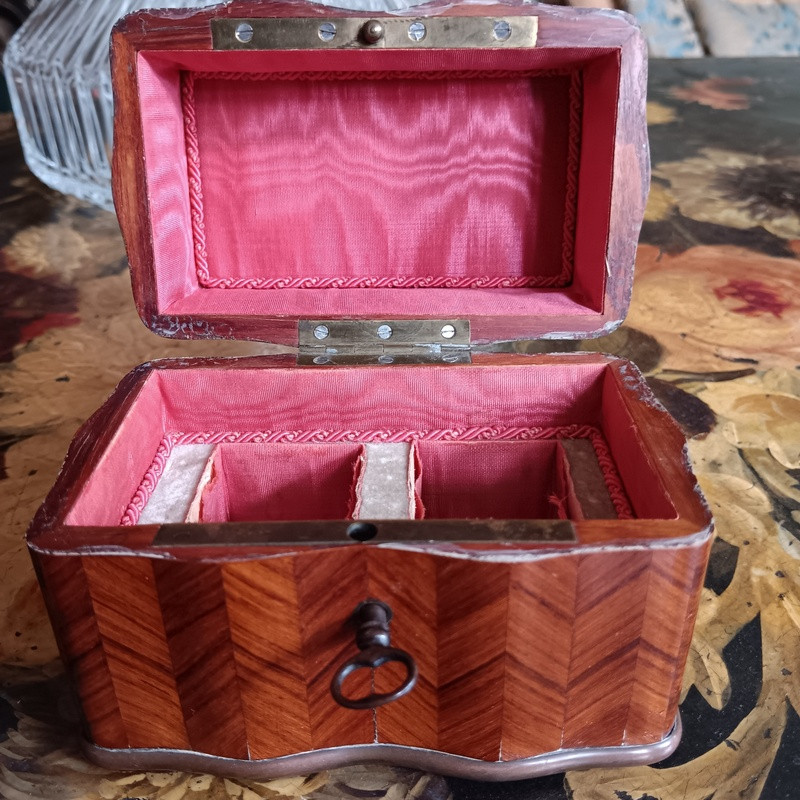 Rosewood Inlaid Box Marquetry Box -photo-4