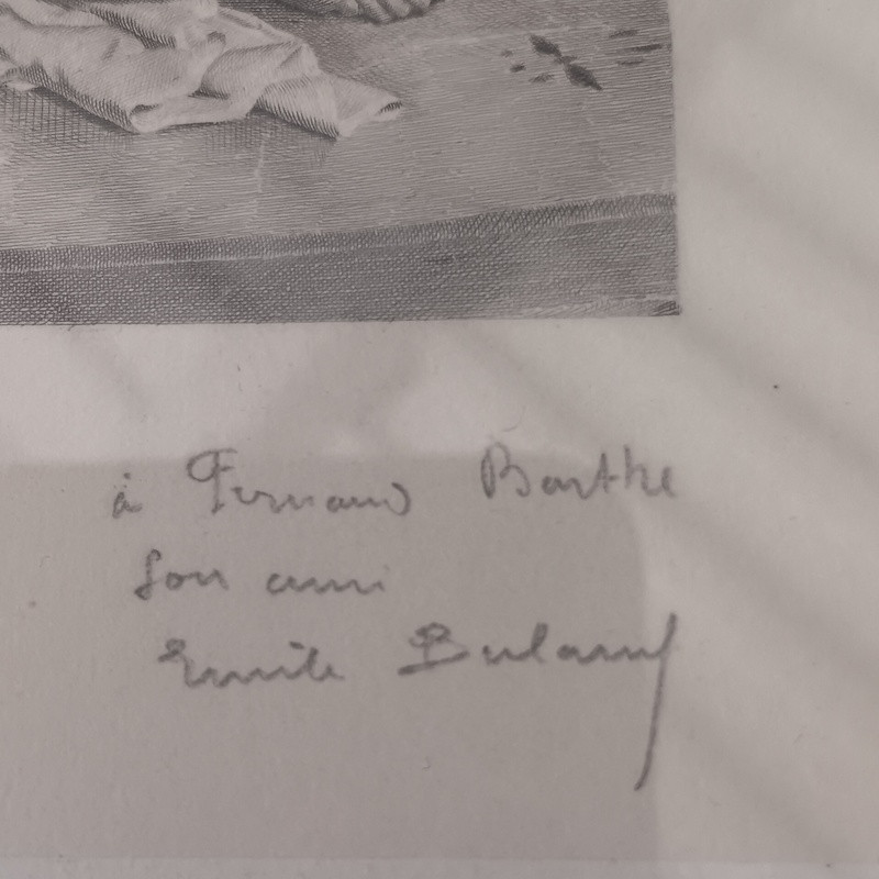 Gravure Madame Récamier d'après le Baron Gérard Hautecoeur graveur-photo-3