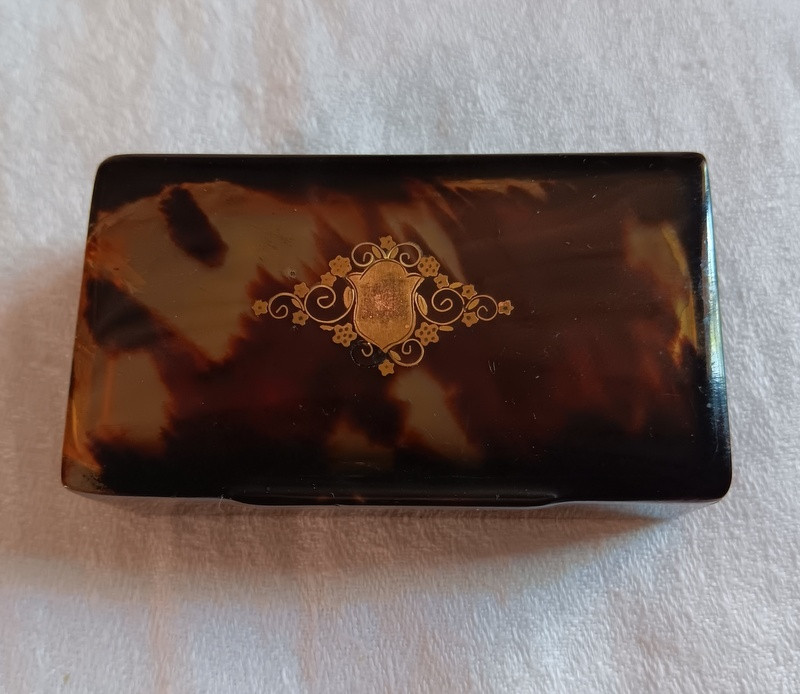 19th Century Tortoiseshell Snuffbox