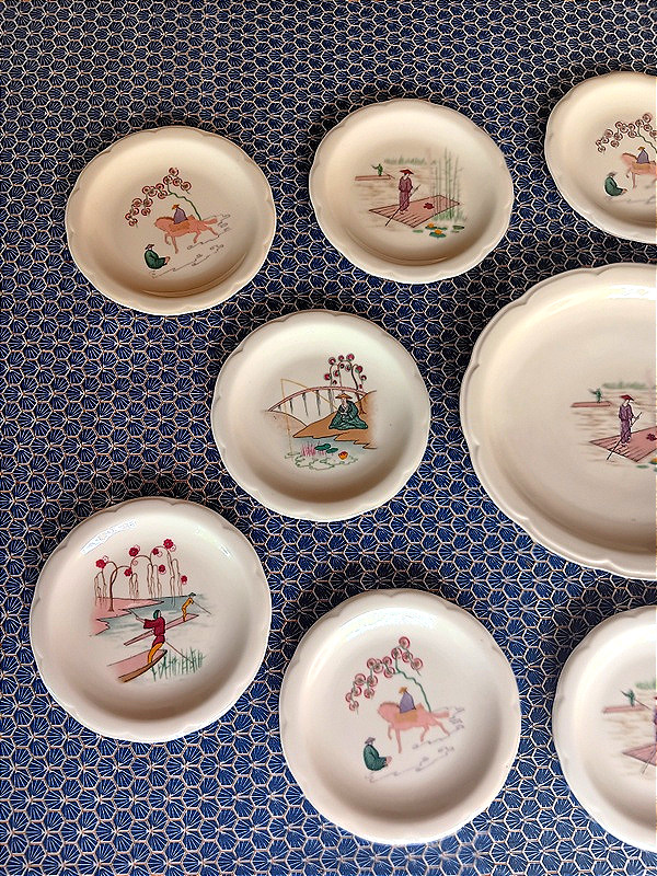 Théodore Haviland Art Deco Limoges Porcelain Tea And Dessert Set, 1925-1930-photo-4