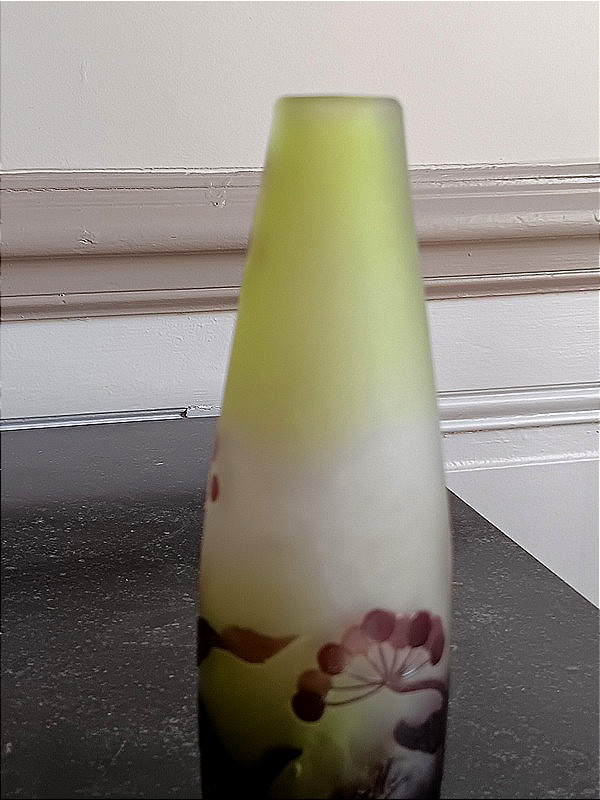 Gallé Art Nouveau Vase With Umbels-photo-3