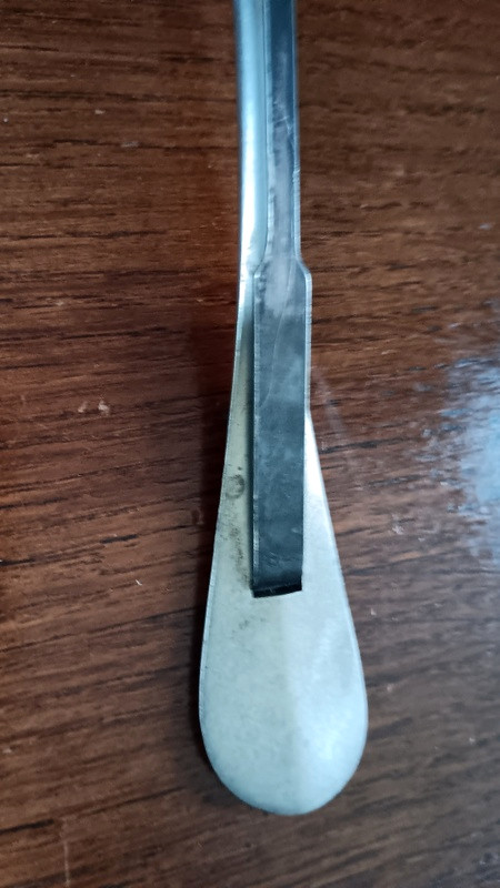 Rare Christofle Orfèvrerie Gombault Hallmarked Juice Or Sauce Plunger Spoon -photo-3