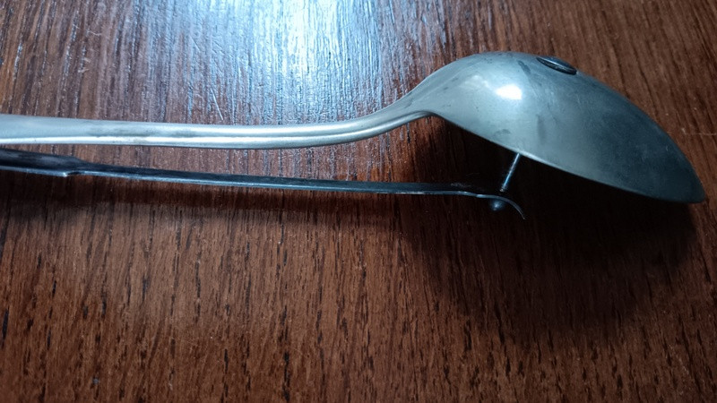 Rare Christofle Orfèvrerie Gombault Hallmarked Juice Or Sauce Plunger Spoon -photo-4