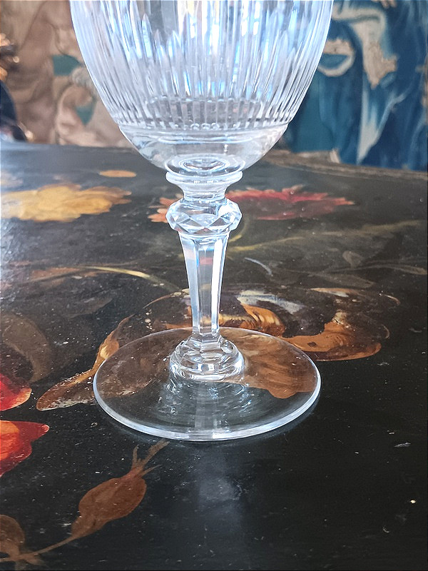 Baccarat Crystal Water Glass With Organ Stops-photo-3