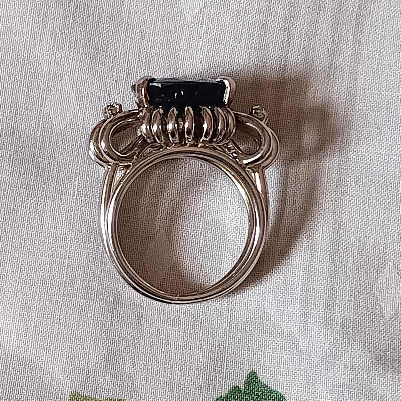 Important Modernist Gold Sapphire And Diamond Ring From The Art Deco Period, 1930-1940 -photo-1