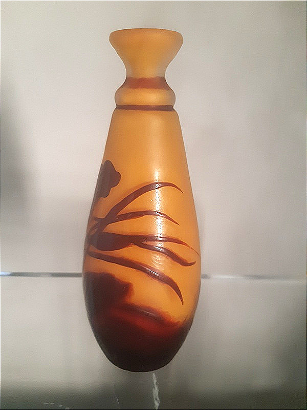 Vase Gallé aux algues marines Art nouveau-photo-3
