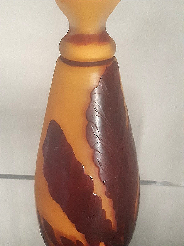 Vase Gallé aux algues marines Art nouveau-photo-2
