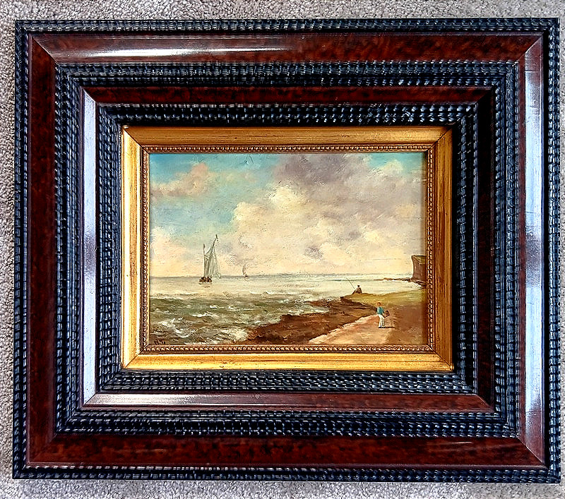  Dutch-style Marine Oil On Panel