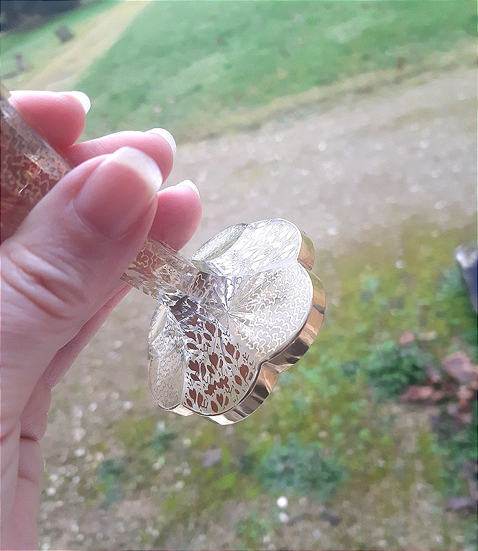  Moser Bohemian Set Of 6 Cut Crystal Glasses Decorated With Ruby Cabochons And Gold Motifs  -photo-4