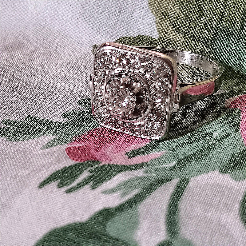 Art Deco Diamond Ring, 1930-photo-2