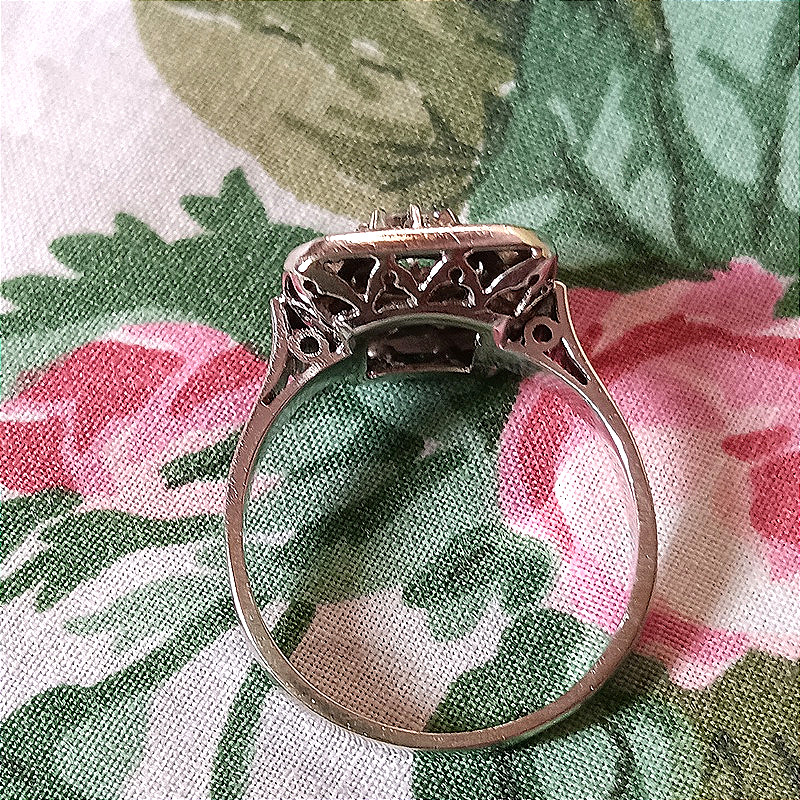 Art Deco Diamond Ring, 1930-photo-4