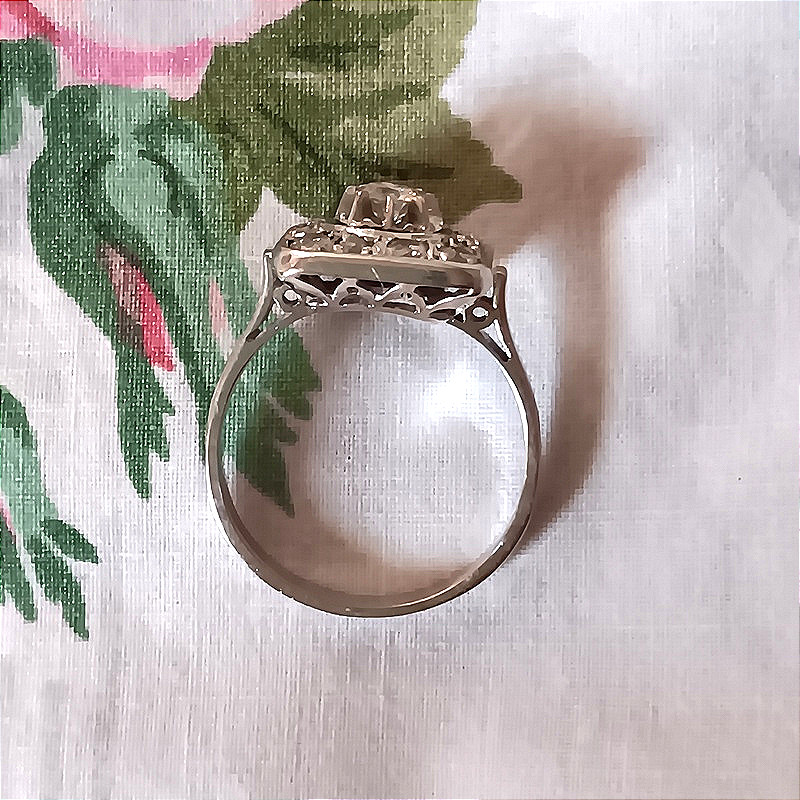 Art Deco Diamond Ring, 1930-photo-5