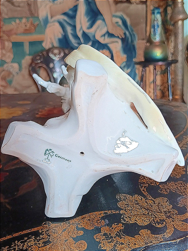 Karl Ens Birds, A Pair Of Blue Tits In Saxon Porcelain, Green Signature, 1920s-photo-8