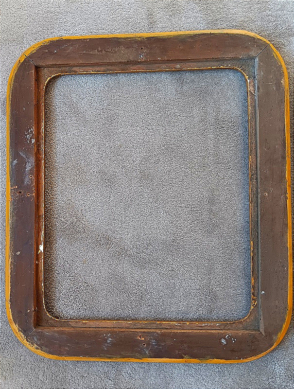 Pair Of Giltwood Frames, Size 8f, For Paintings, 46 Cm X 38 Cm, 19th Century -photo-4