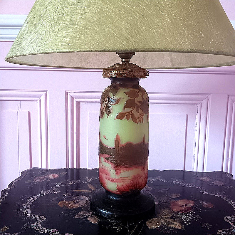 Lampe J. Michel Paris proche de Vez Art nouveau Art déco-photo-2