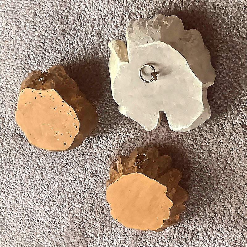Nice Set Of Three Flowers For Furnishing Ornaments Embrasures Decoration-photo-3