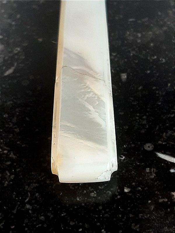 Cardeilhac époque 1819-1838 11 couteaux à dessert en argent vermeil et nacre -photo-3