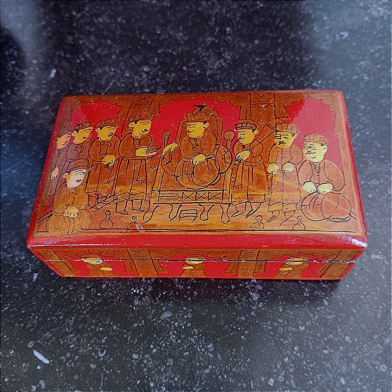 Lacquered Jewelry Box 