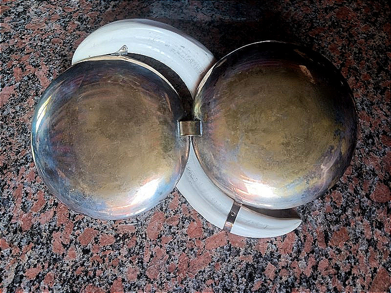  Vide poche coupe Double 29, 7 cm Art déco avec 2 Défenses dents De Phacochère-photo-4