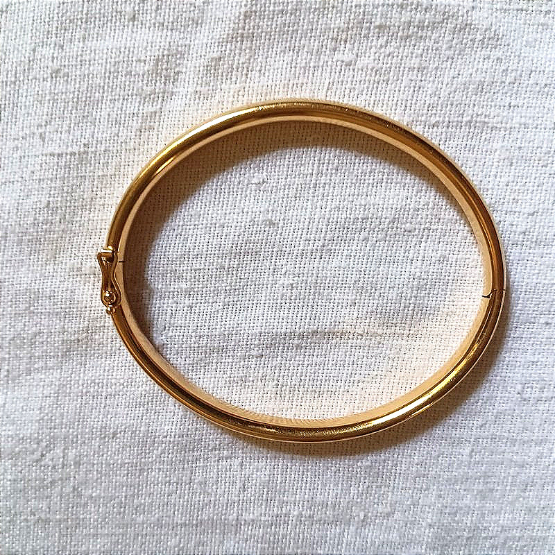 Bracelet jonc or 18 carats 13, 50 g