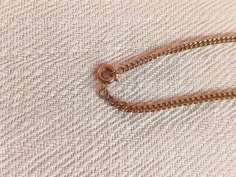 Chaîne en or jaune 18 carats maille gourmette 10, 05 g-photo-2