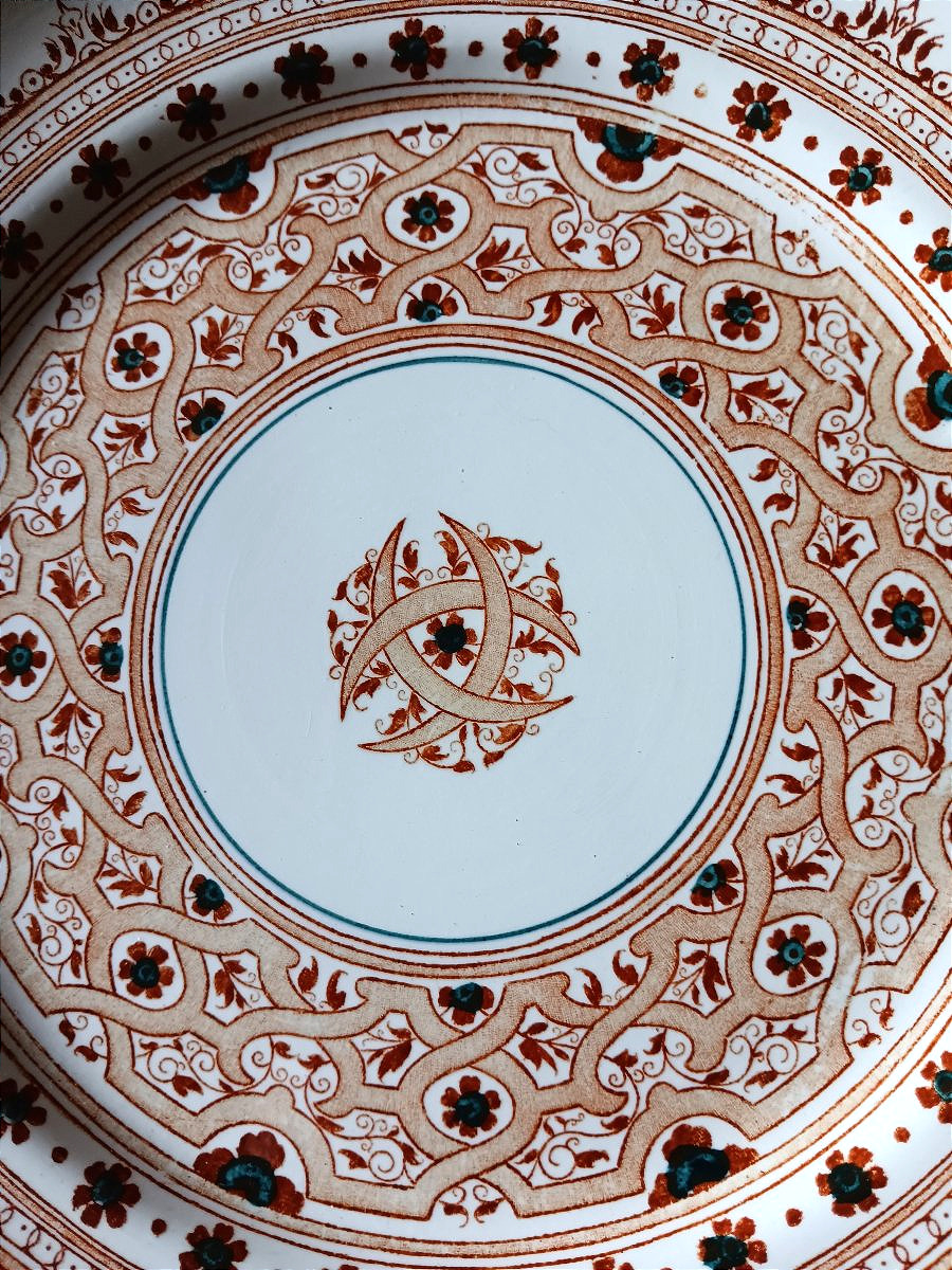 LONGWY modèle Henri II Service de 12 assiettes de table -photo-3