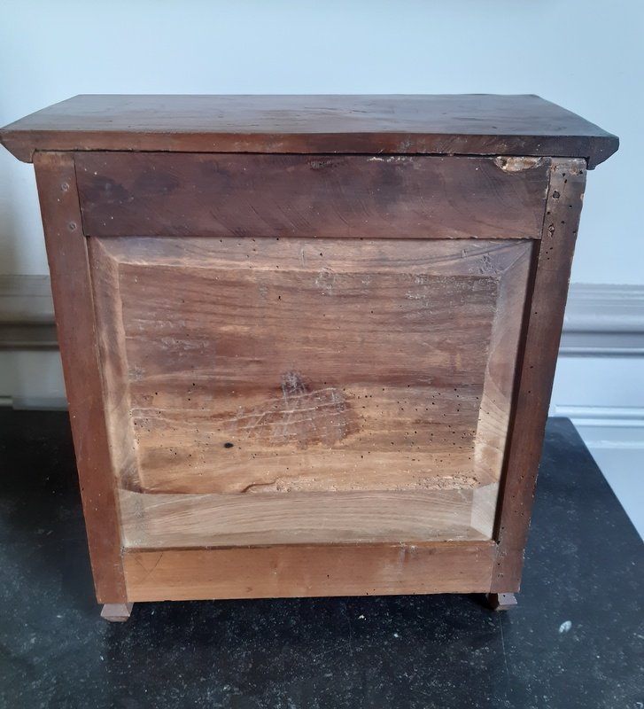 Ancienne Vitrine De Balance De Pharmacie En Bois Vitres d'Origine XIXème Siècle-photo-3