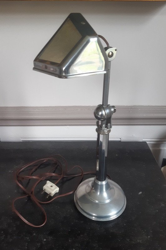 Lampe de Bureau "PIROUETT" Art déco réglable en hauteur et orientable-photo-2
