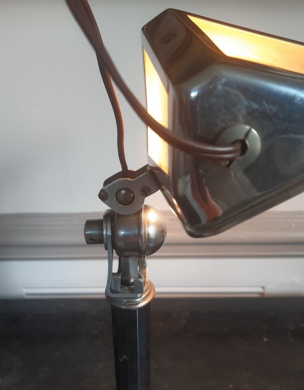 Lampe de Bureau "PIROUETT" Art déco réglable en hauteur et orientable-photo-6