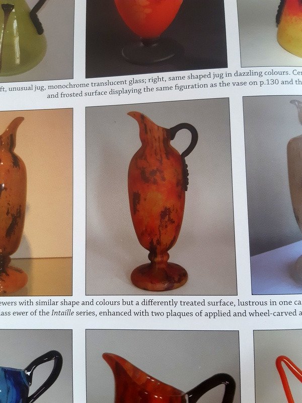 Beau Vase Schneider De Forme Naturaliste d'&eacute;poque Art D&eacute;co Vers 1920  1925-photo-8