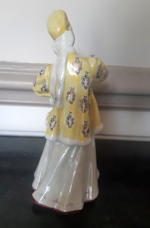 Russian Dancer Porcelain Figurine Statuette Hungary ?-photo-4