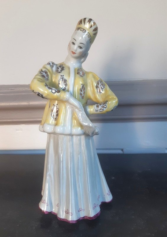 Russian Dancer Porcelain Figurine Statuette Hungary ?