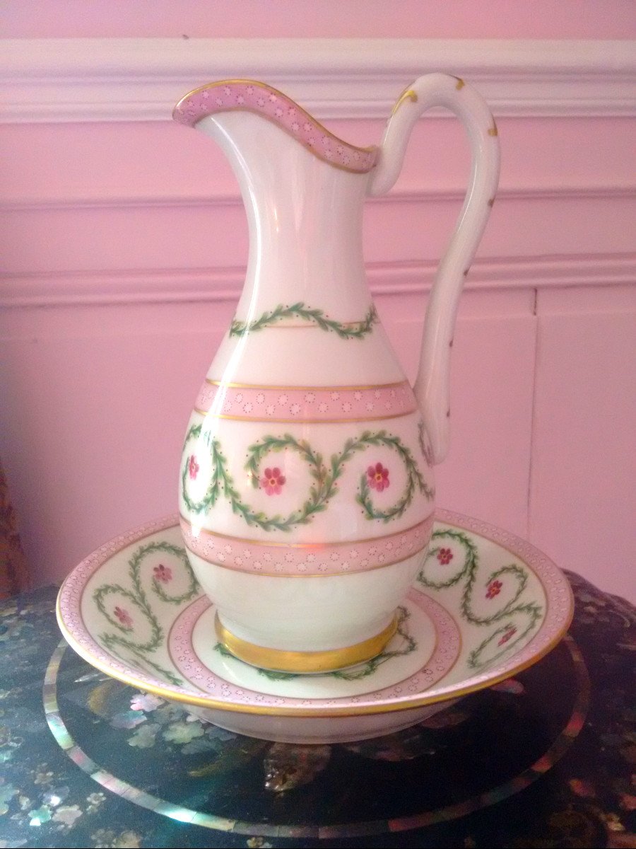 Camille Le Tallec (1906-1991) Porcelain From Paris In The Taste Of Sèvres Empire Style