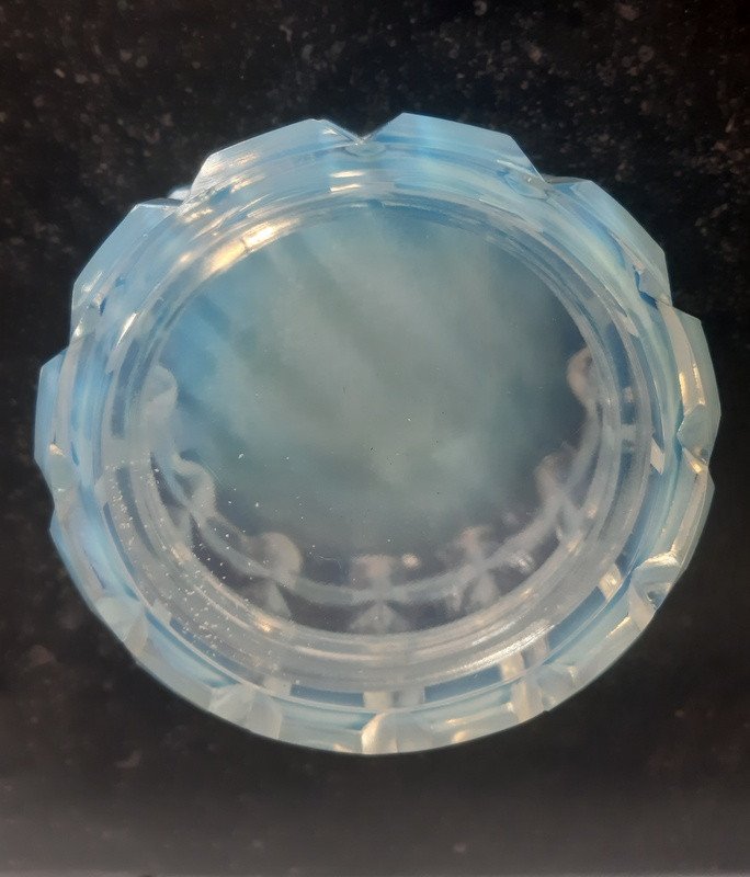Modernist Art Deco Verlys Opalescent Glass Box 1930s-photo-2