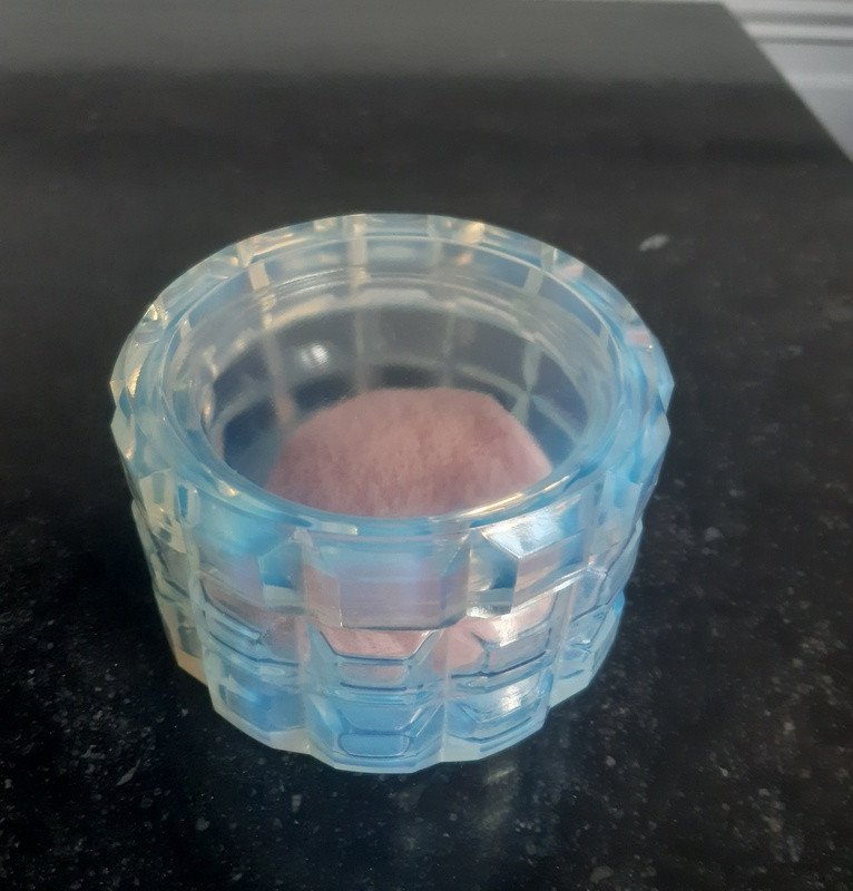 Modernist Art Deco Verlys Opalescent Glass Box 1930s-photo-5