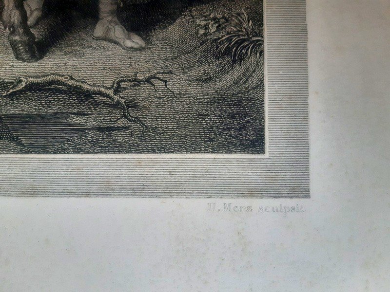 La Destruction De Jérusalem Par Titus d'après un tableau de Wilhem von Kaulbach (1805- 1874) Imprimeur Goupil et Cie Gravure  XIXème Siècle-photo-6