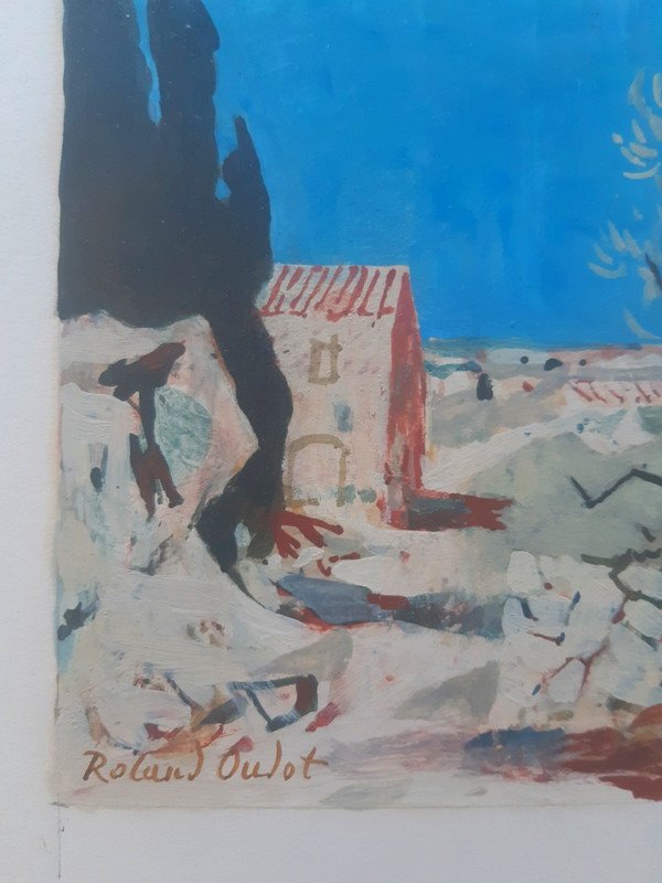 Roland Oudot (1897-1981) Mas In Provence-photo-1