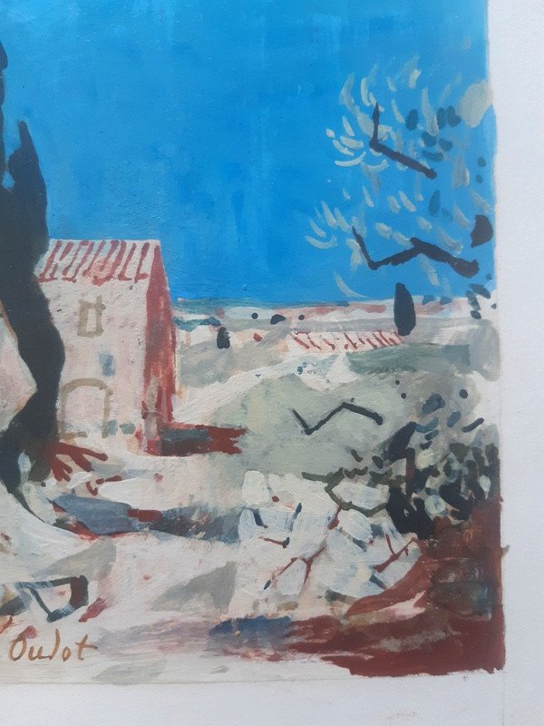 Roland Oudot (1897-1981) Mas In Provence-photo-2