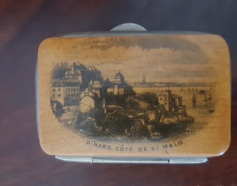 Small Coin Purse Souvenir Dinard Side Of Saint Malo Brittany-photo-2