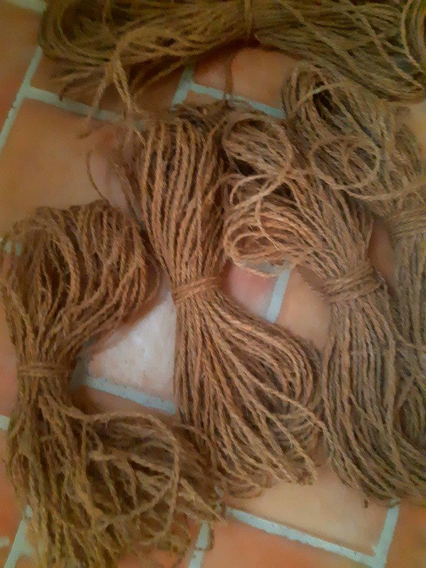 Wonderful Hemp Twine From An Old Olive Press Provence XIXth Century-photo-2