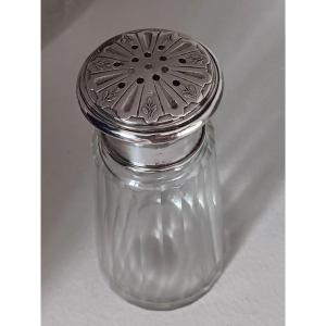 Elegant Shaker In Silver Minerva And Cut Crystal