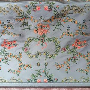 Splendid Coupon Of Tassinari & Chatel Printed Silk Faille Fabric