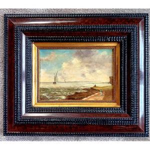  Dutch-style Marine Oil On Panel