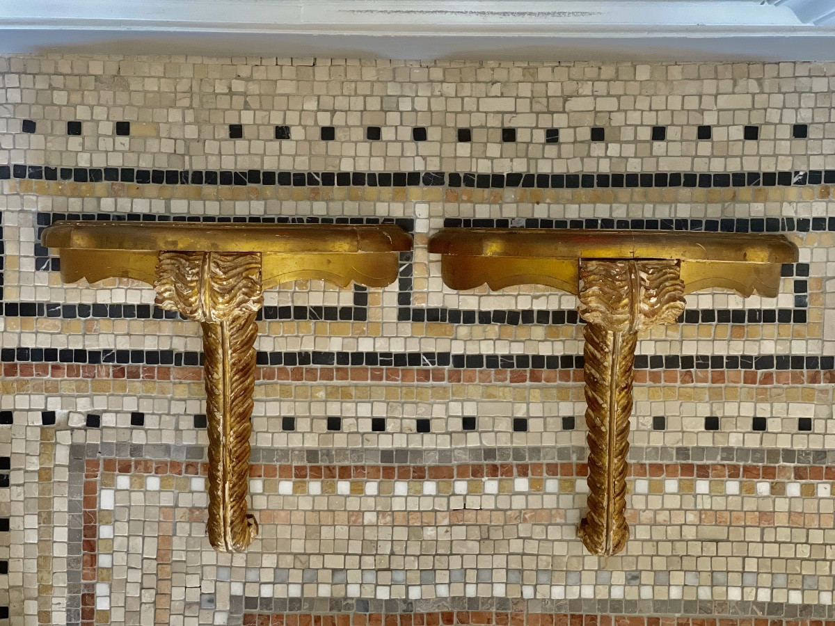 Paire De Petites Consoles 